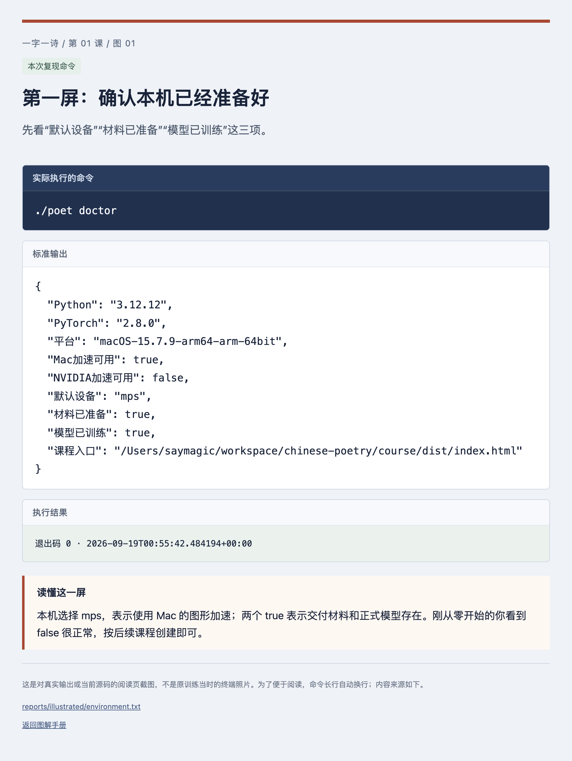 第一屏:确认本机已经准备好